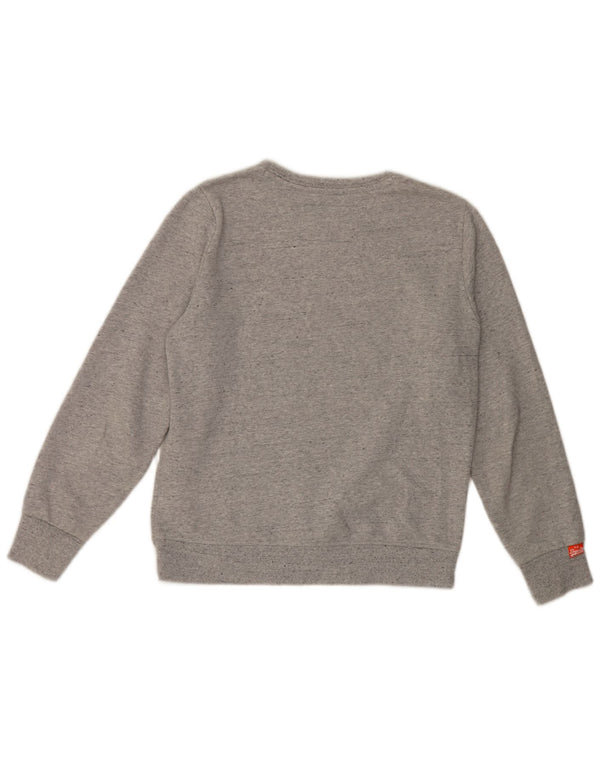 Suéter masculino Superdry XL cinza algodão