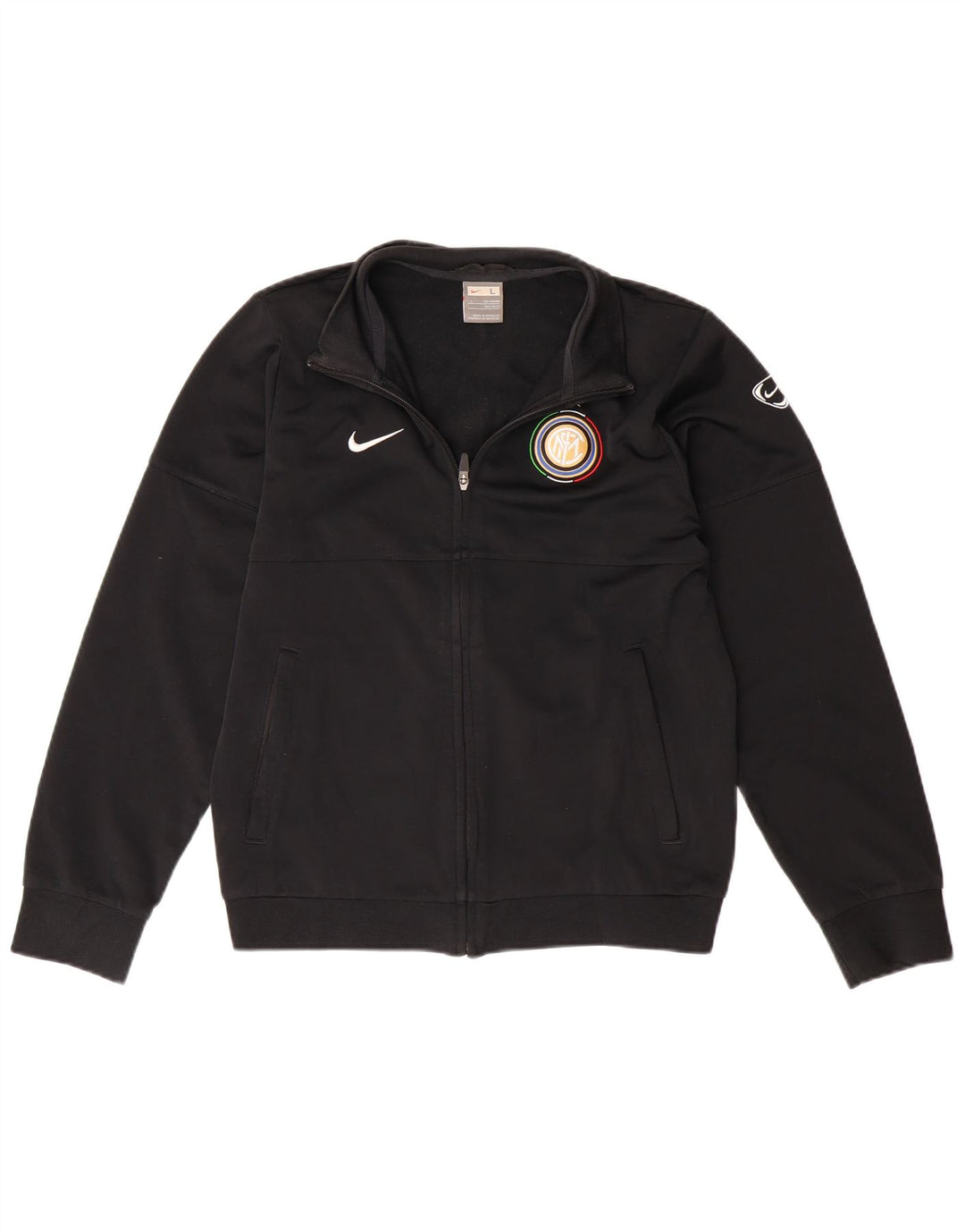 NIKE Boys Inter Milan Tracksuit Top Jacket 12-13 Anos Preto Poliéster