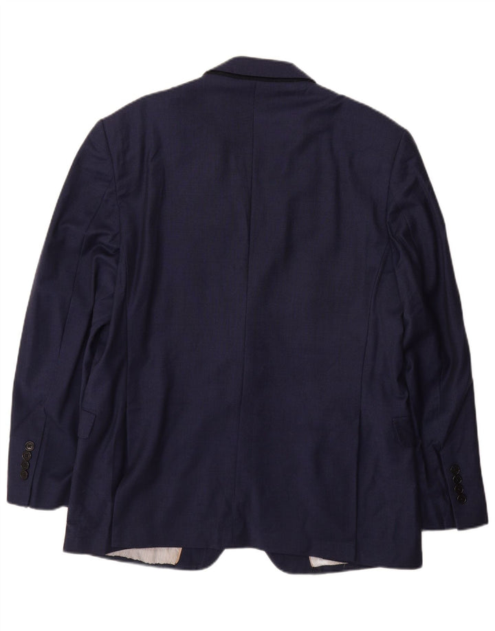 Brooks Brothers Jaqueta masculina Regent Fit Blazer Reino Unido 44 2XL lã azul marinho