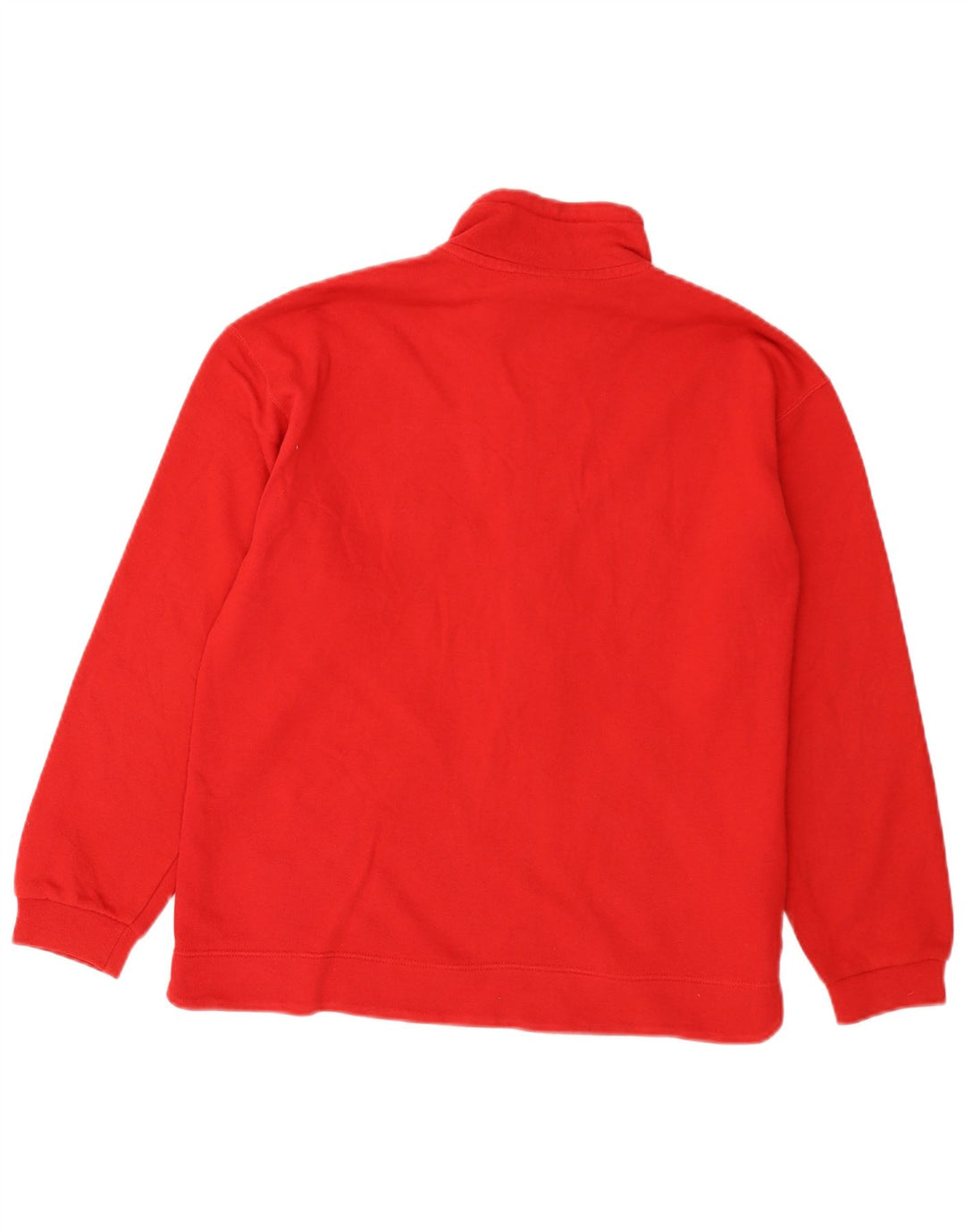 ASICS Mens Graphic Tracksuit Top Jacket Pequeno Algodão Vermelho