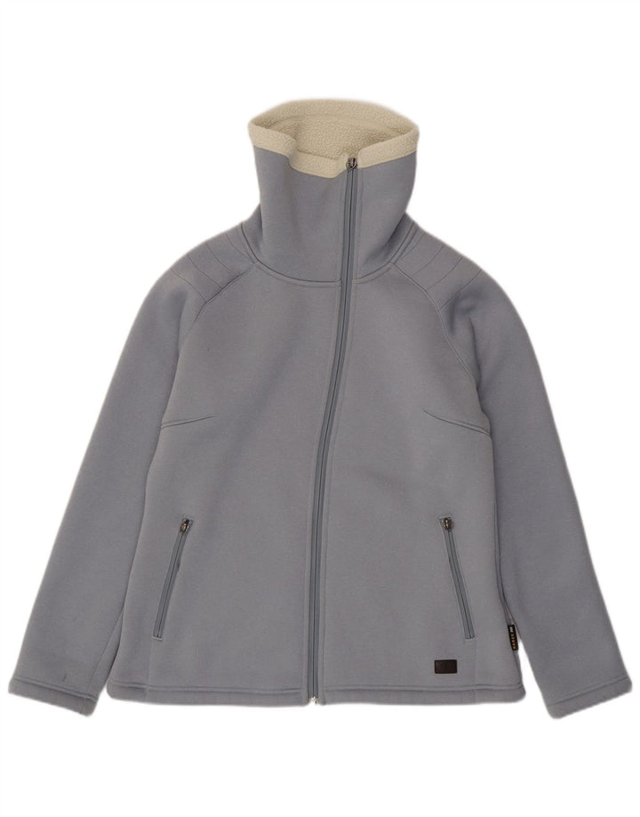 Jaqueta Sherpa feminina Jack Wolfskin Reino Unido 16 grande poliéster azul