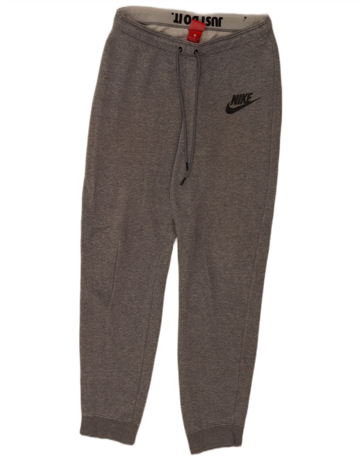 Calça de treino masculina Nike joggers cinza médio algodão