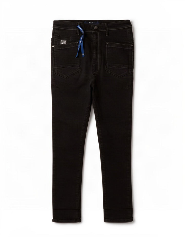 G-Star Jeans Slim Feminino W27 L25 Algodão Preto