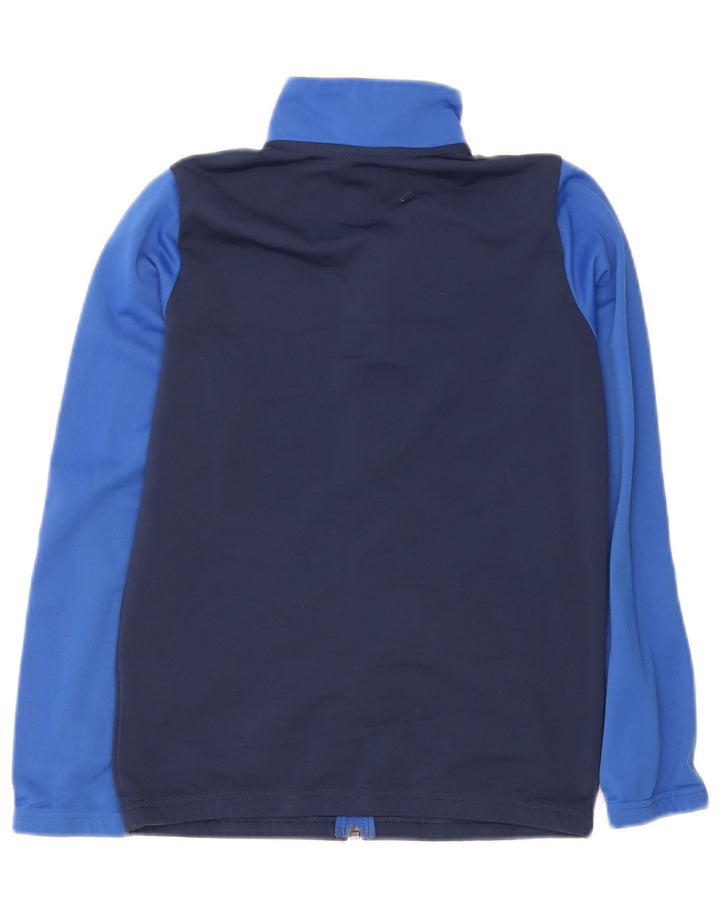 Jaqueta Nike Boys Tracksuit Top 12-13 anos grande azul marinho colorblock