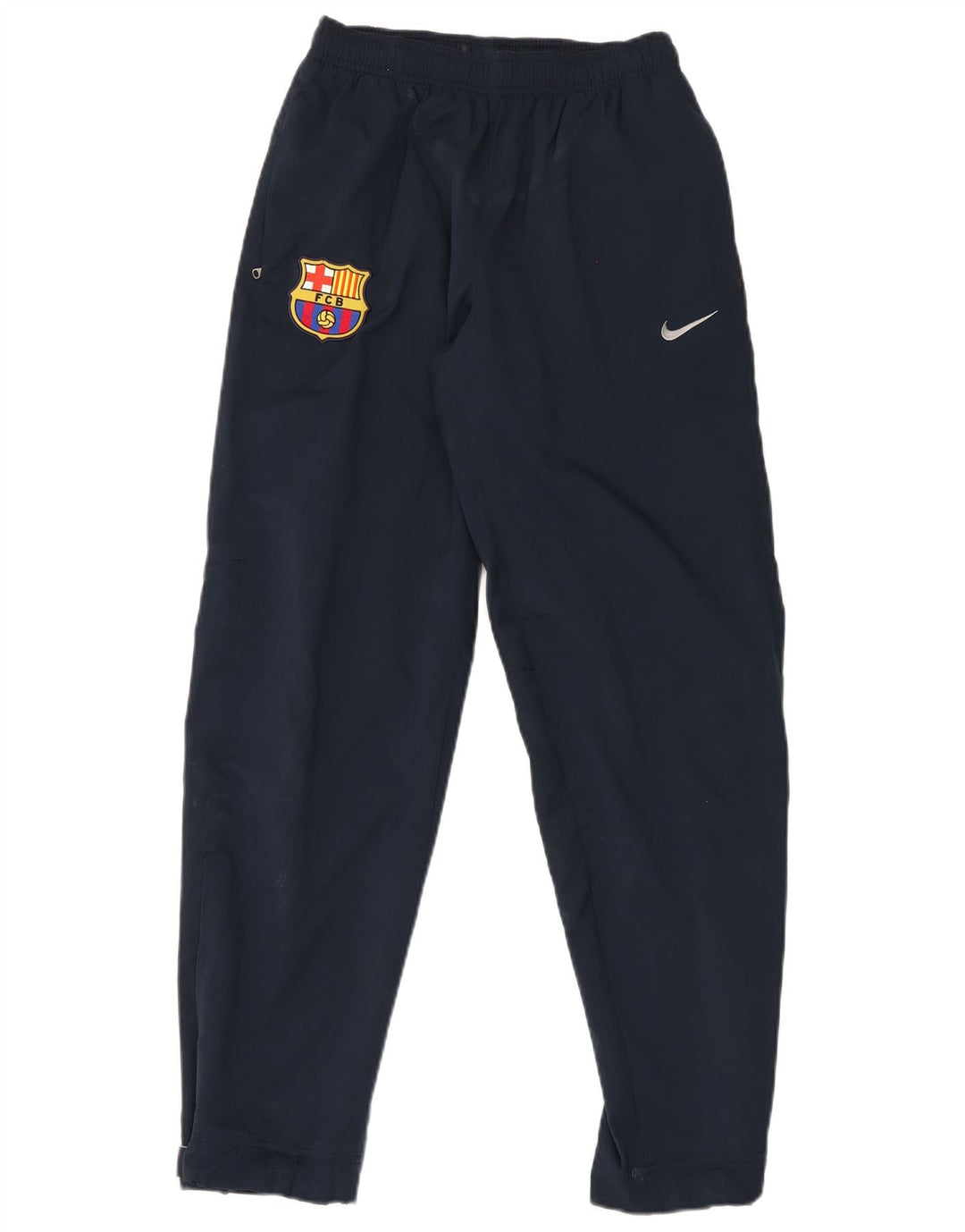 Calça de treino Nike FCB masculina pequena azul marinho poliéster