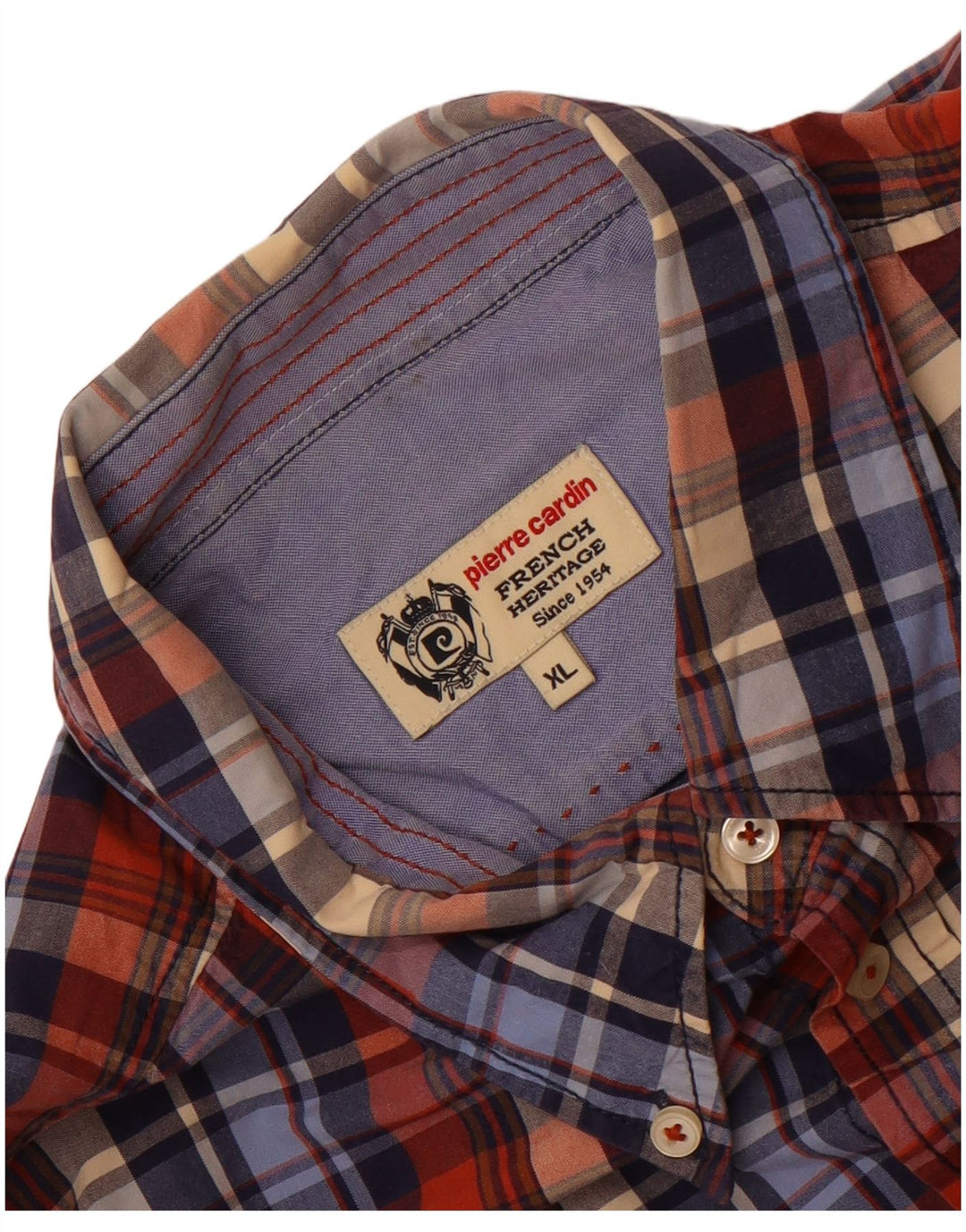 Camisa masculina Pierre Cardin XL xadrez multicolorida