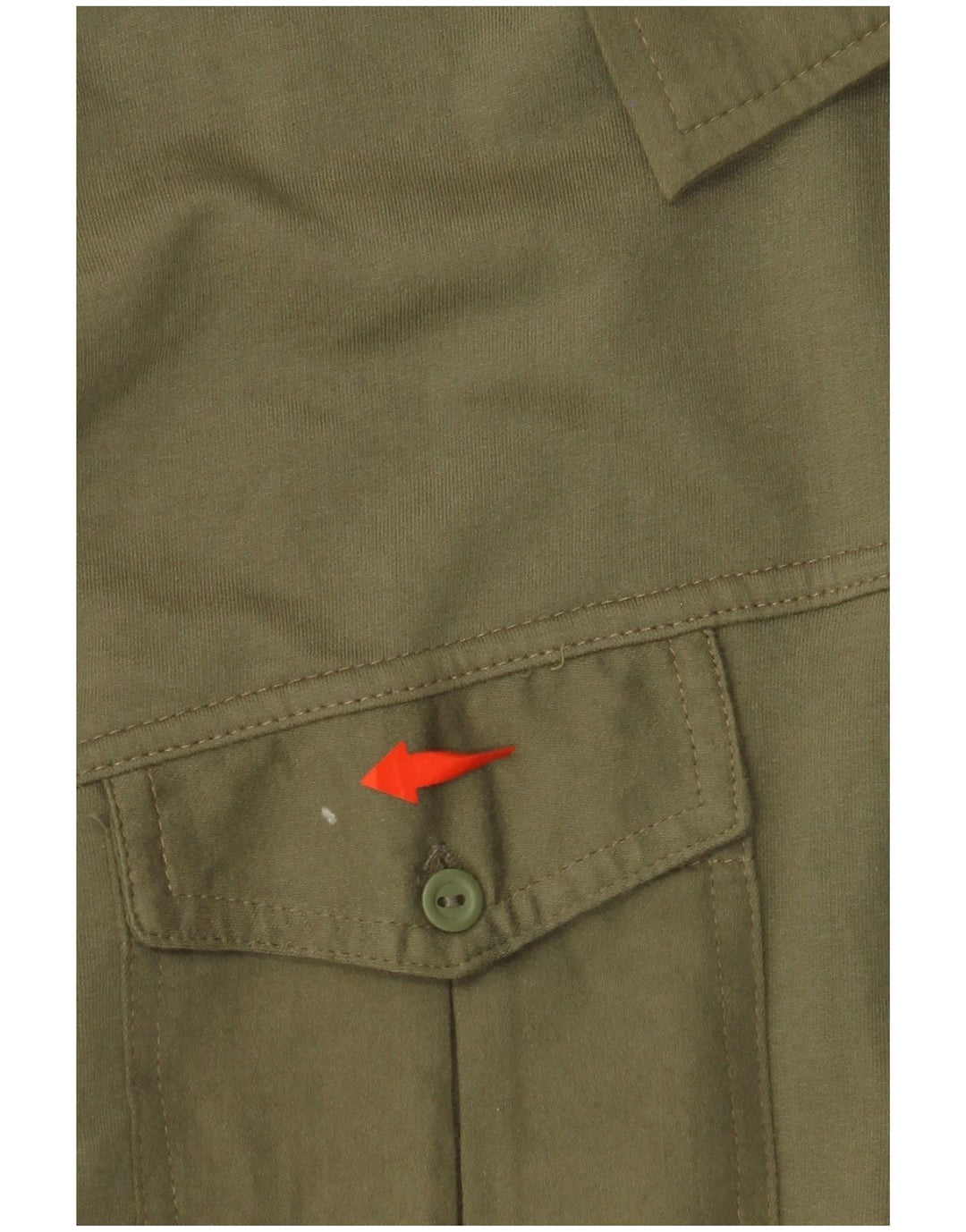 Camisa gráfica feminina VINTAGE US 10 grande algodão cáqui