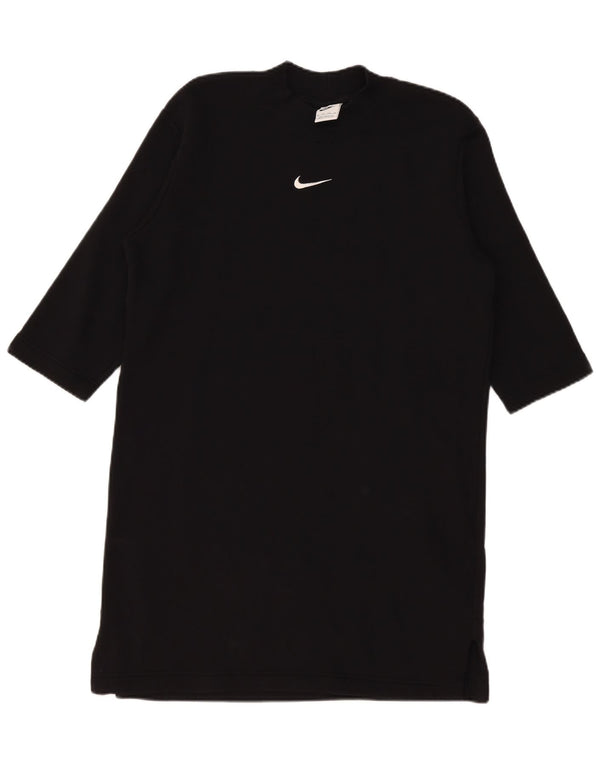 Camiseta Nike Feminina Manga 3/4 Oversized UK 6 XS Algodão Preto