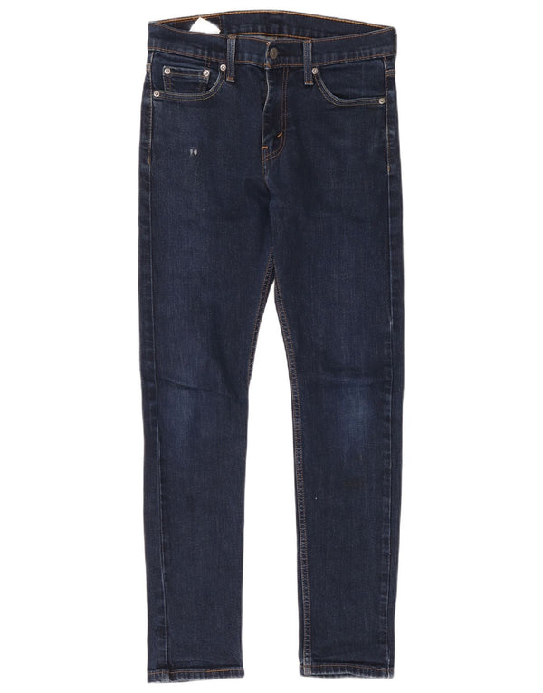 Levi's Masculino 510 Skinny Jeans W30 L32 Azul Marinho Algodão