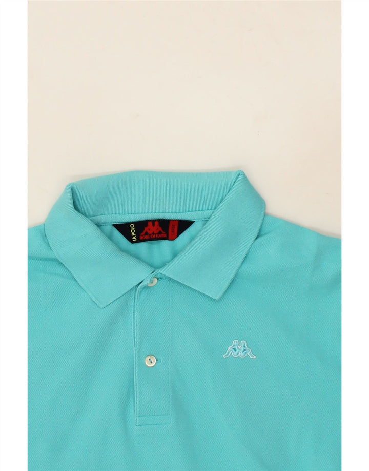 KAPPA Mens Polo Shirt Large Blue Cotton Vintage Kappa and Second-Hand Kappa from Messina Hembry 
