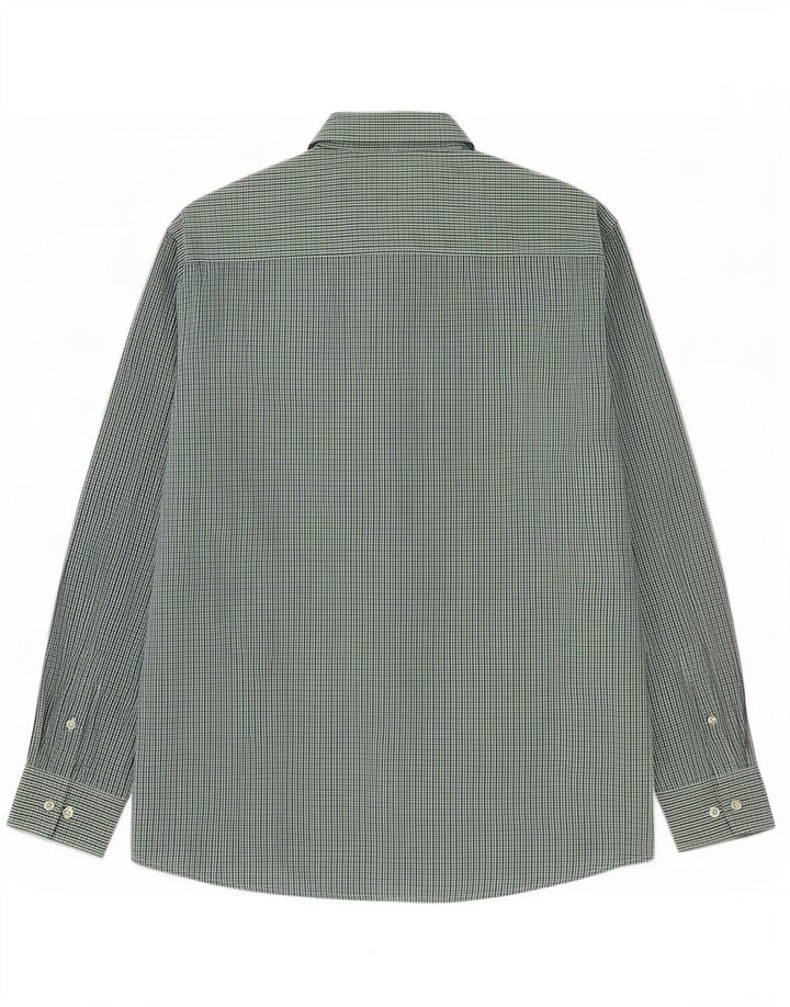 Camisa masculina Pierre Cardin Regular Fit XL poliéster verde guingão