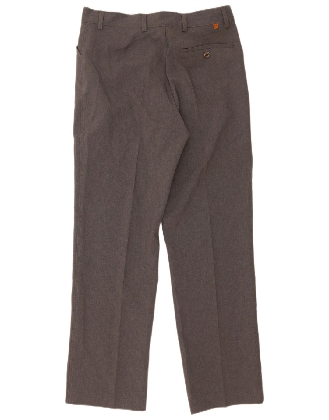Calça casual reta masculina Farah W32 L31 poliéster cinza