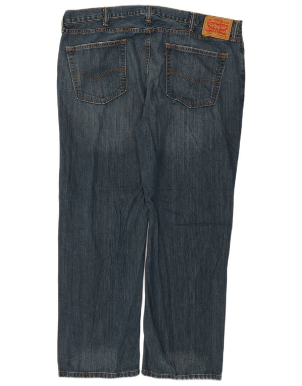 Calça Jeans Levis Masculina 559 Relaxed Fit Straight W40 L30 Azul Algodão