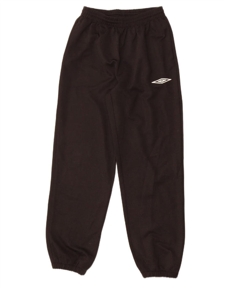 Umbro Calça de treino masculina Joggers grande poliéster preto