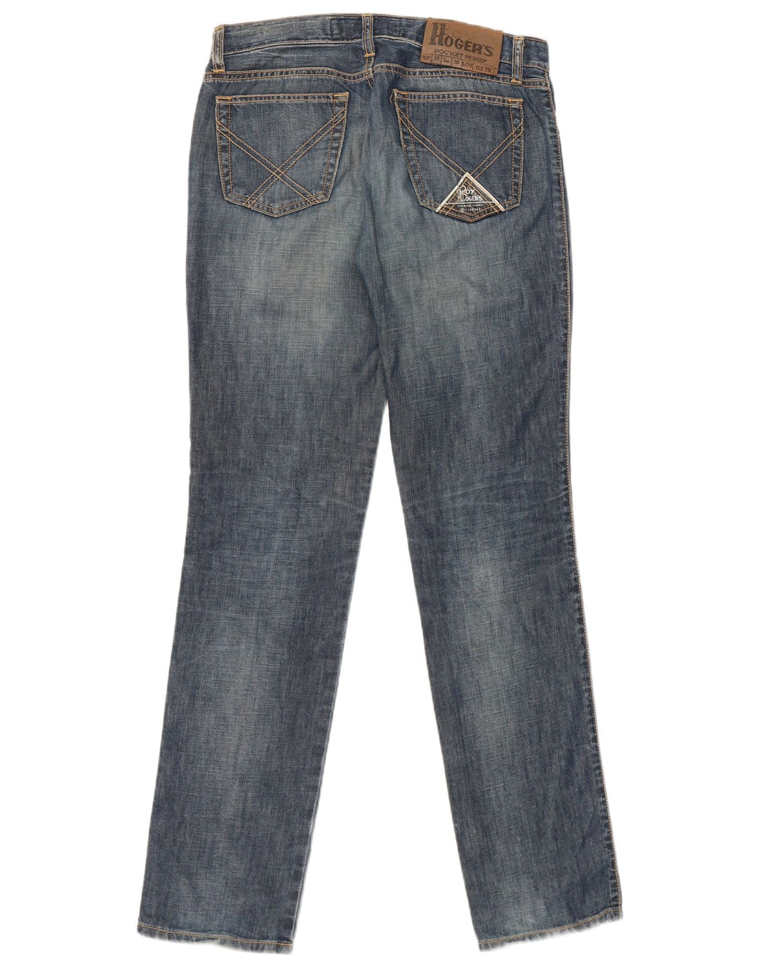 Calça jeans feminina Roy Rogers W27 L32 azul algodão