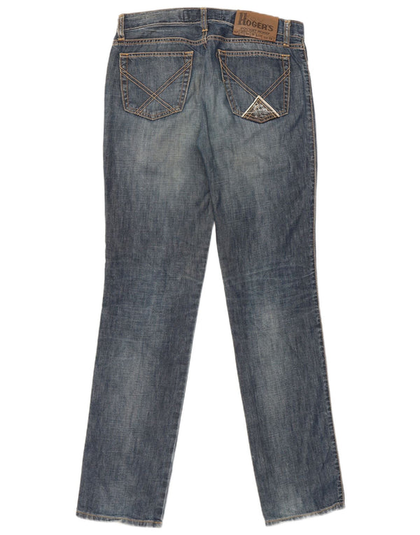 Calça jeans feminina Roy Rogers W27 L32 azul algodão