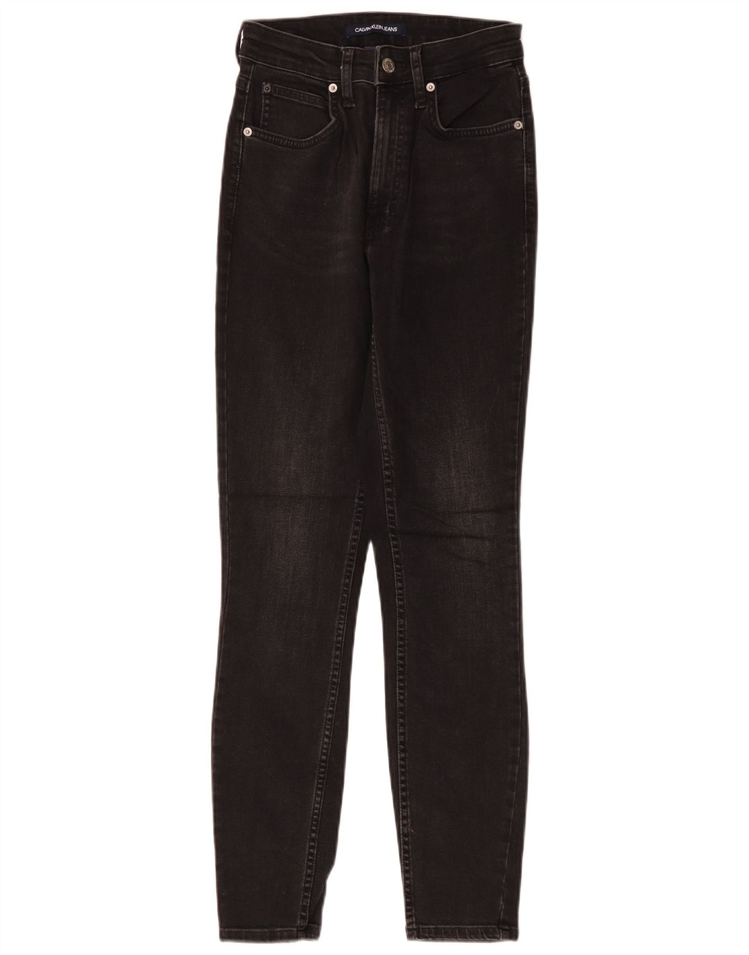 Calvin Klein Jeans Skinny Feminino W26 L30 Algodão Preto