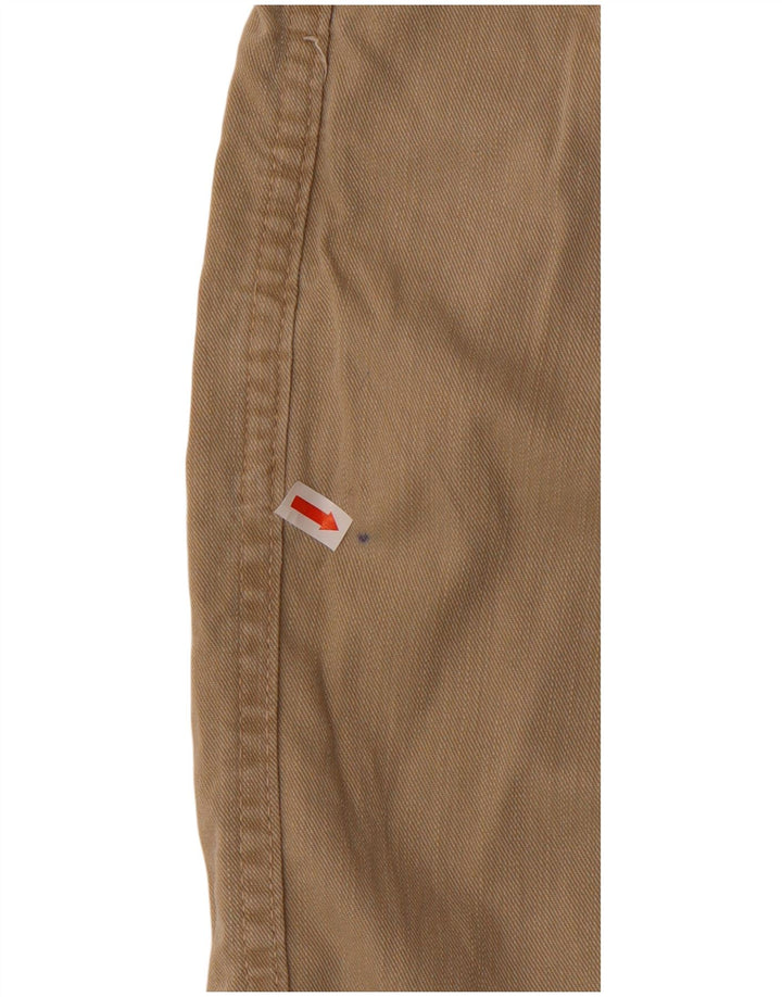 Calça casual reta Texas WRANGLER masculina W34 L32 algodão bege