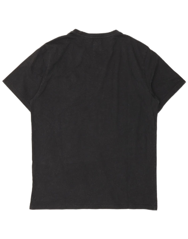 Camiseta masculina Levi's Standard Fit top médio algodão preto