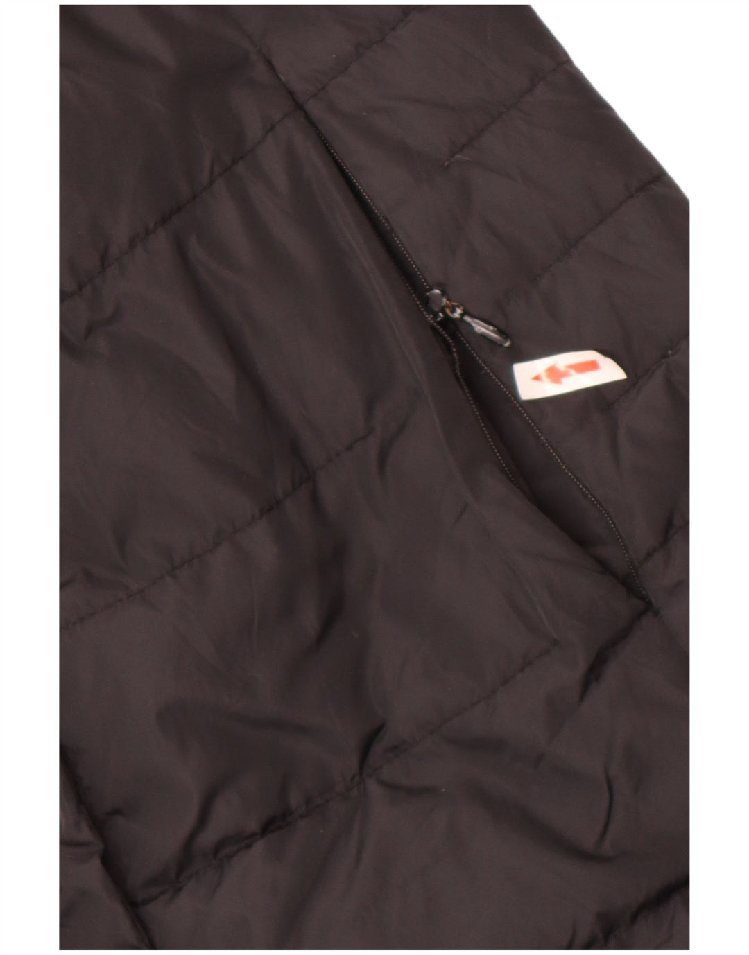 Casaco acolchoado esportivo feminino Marella UK 14 grande poliamida preta