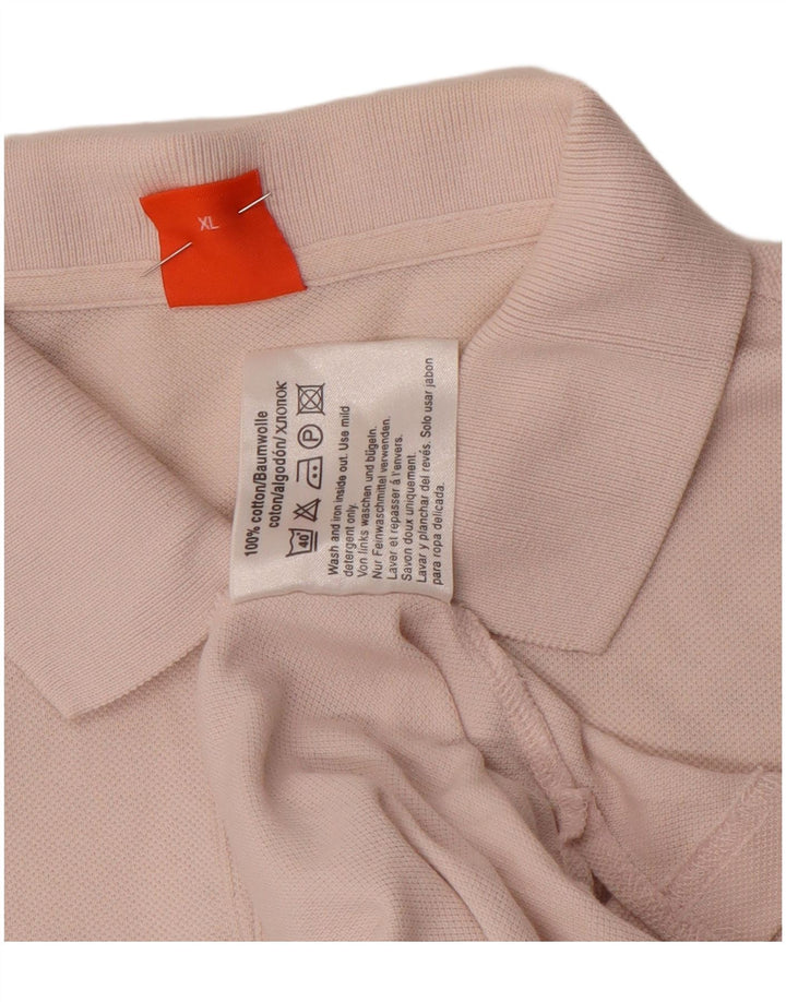 Camisa polo masculina Hugo Boss XL algodão rosa