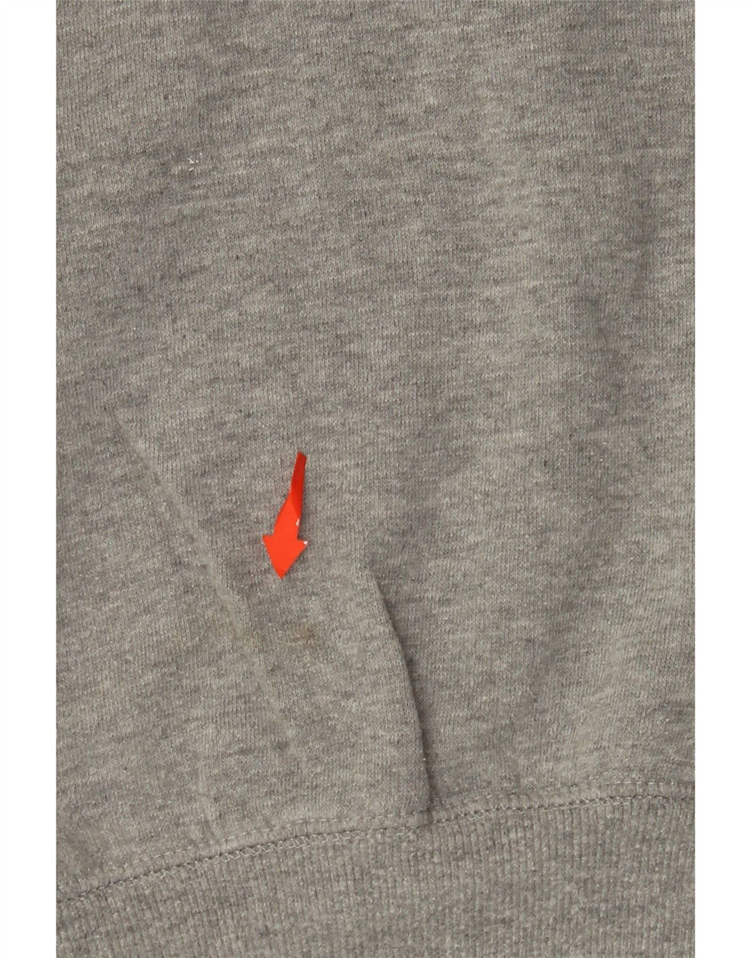 Suéter feminino RUSSELL ATLÉTICO Reino Unido 16 grande cinza manchado