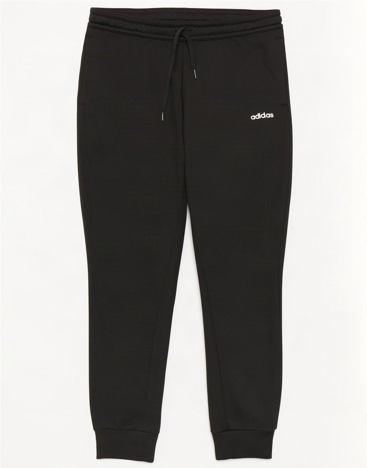 Calça de treino feminina Adidas Joggers UK 12/14 médio preto poliéster