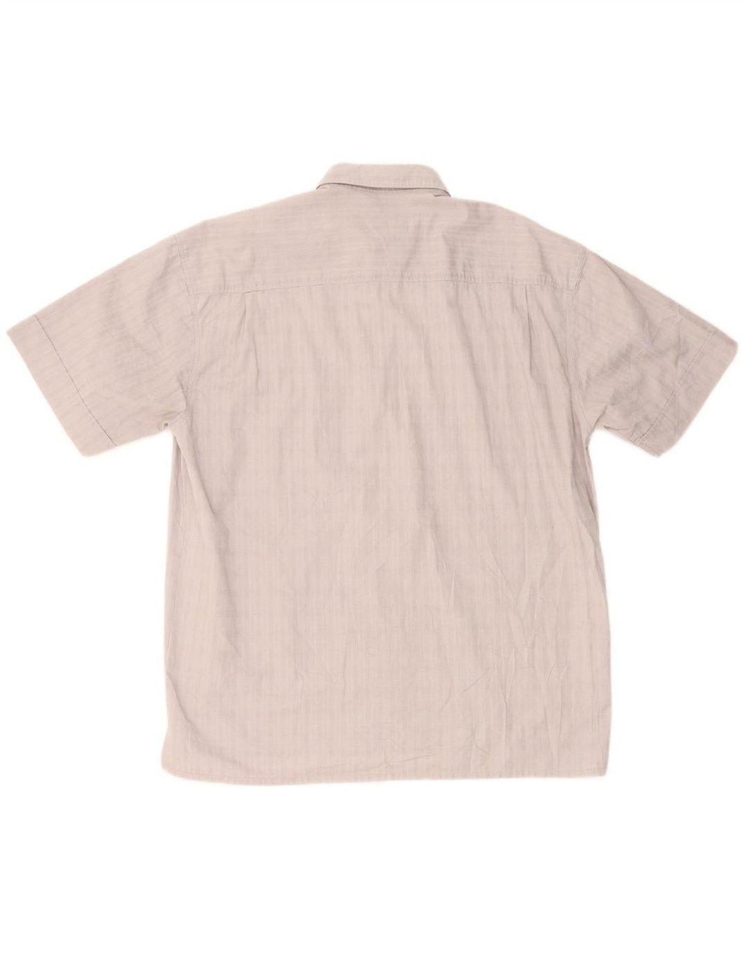 CAMEL ACTIVE Camisa masculina de manga curta grande algodão xadrez cinza