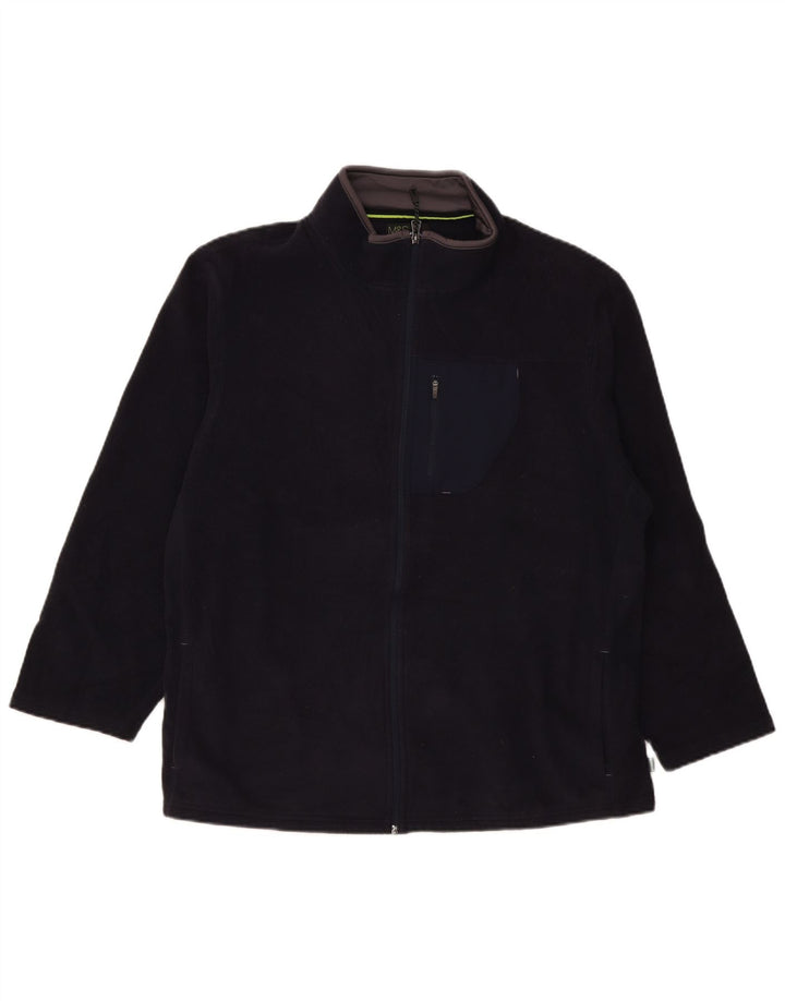 Jaqueta masculina de lã Marks & Spencer Regular Fit Reino Unido 40 grande azul marinho