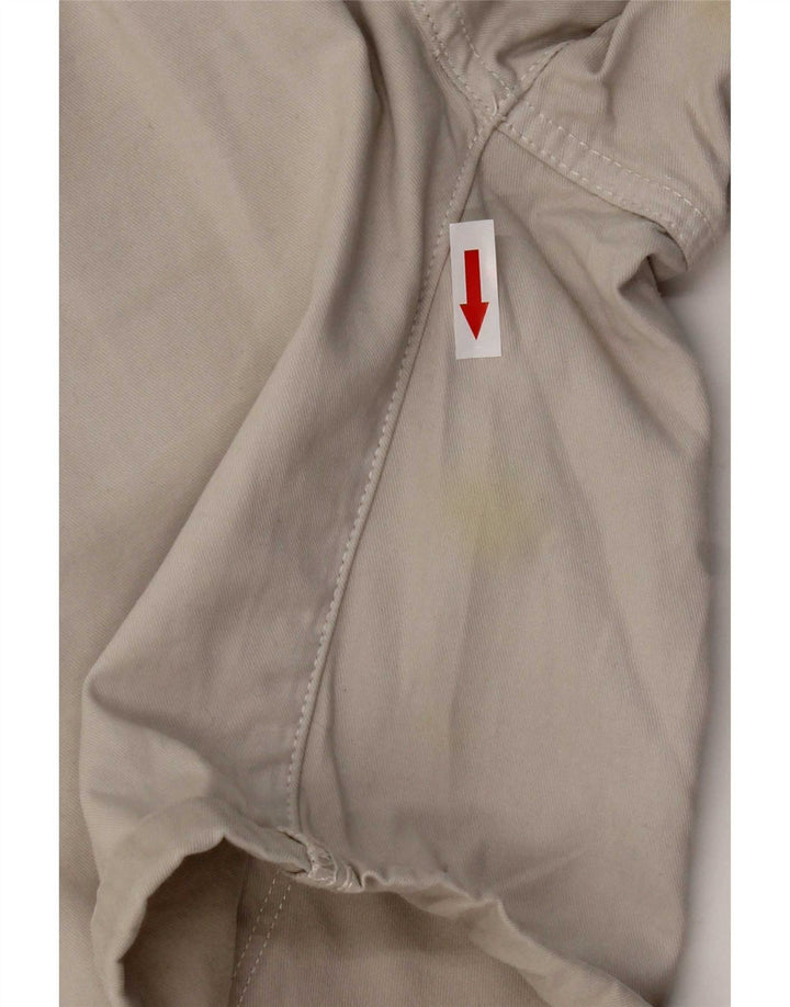 Shorts casuais masculinos G-Star W31 algodão cinza médio
