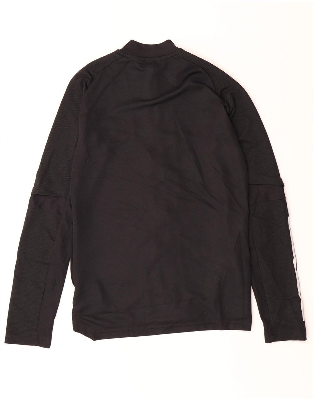 ADIDAS Womens Wisconsin Graphic Tracksuit Top Jacket UK 8/10 Pequeno Preto