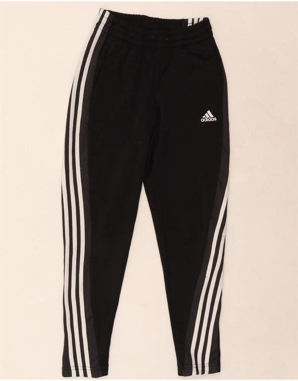 Calças de treino Adidas meninos 11-12 anos poliéster preto