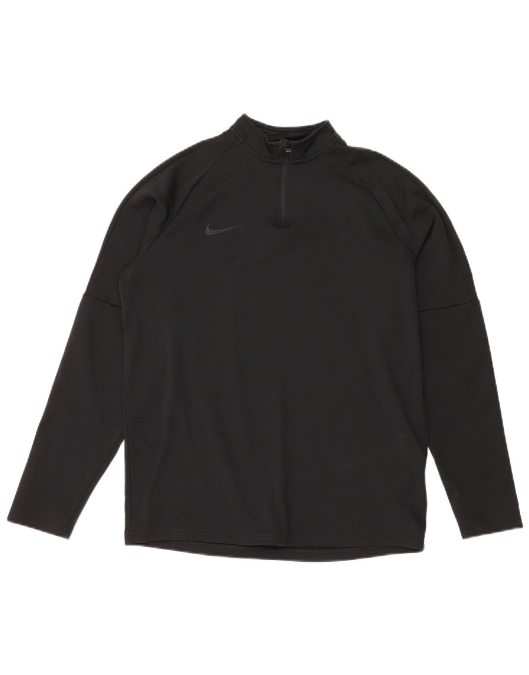 Nike Meninos Dri Fit Zip Neck Pullover Treino Top 13-14 Anos XL Preto