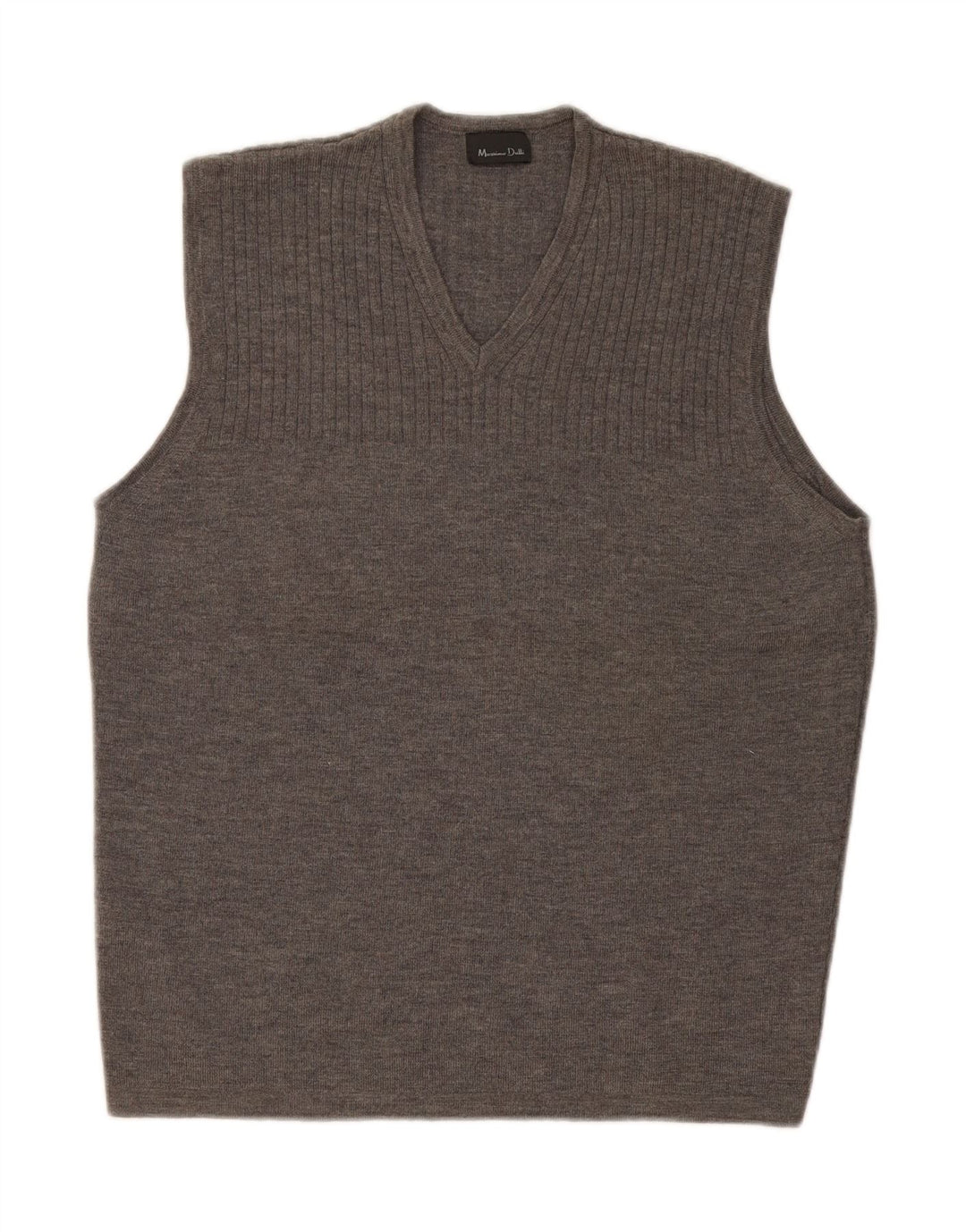 Regata masculina MASSIMO DUTTI com colete XL cinza lã nova