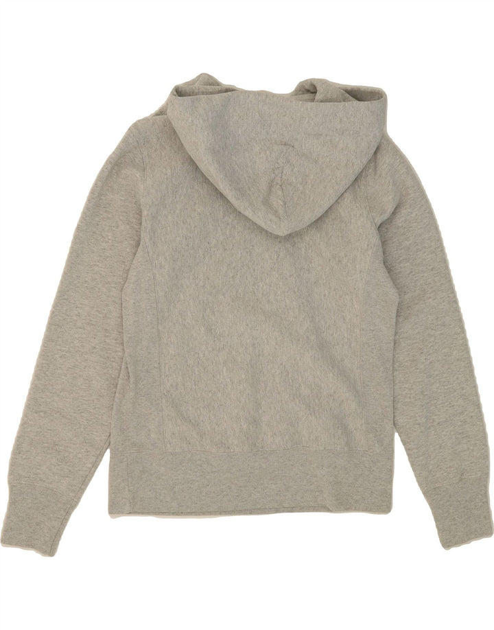 CHAMPION Womens Hoodie Jumper UK 10 Small Grey Cotton Vintage Champion and Second-Hand Champion from Messina Hembry 
