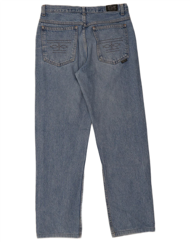 Benetton Masculino Straight Jeans IT 46 W33 L30 Azul Algodão