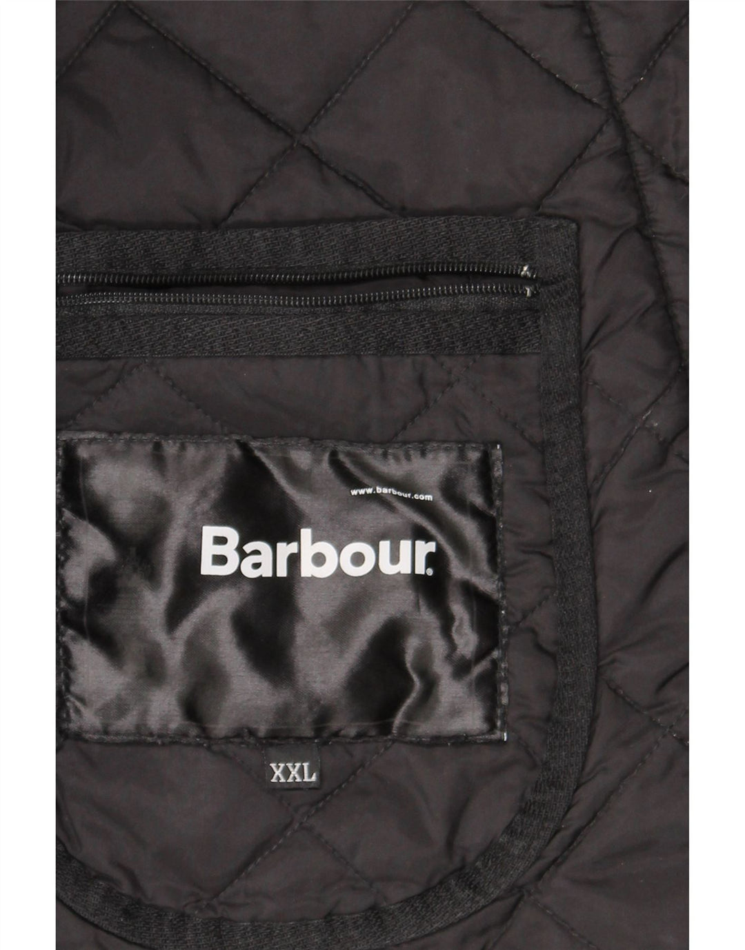 Jaqueta acolchoada masculina Barbour UK 44 2XL poliamida preta