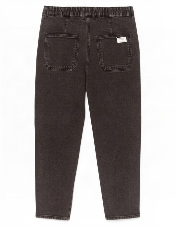 Zara Mens Tapered Jeans EU 38 Small W30 L27 Black Cotton