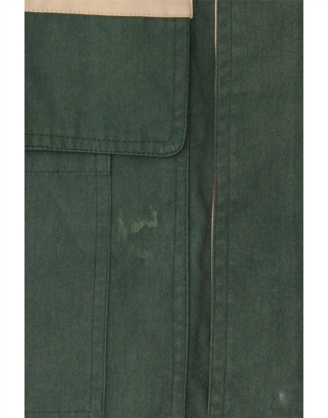 Jaqueta utilitária masculina Stormy Sea Reino Unido 36 poliéster bege pequeno Colourblock