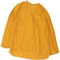 Blusa feminina Marks & Spencer UK 14 grande linho amarelo