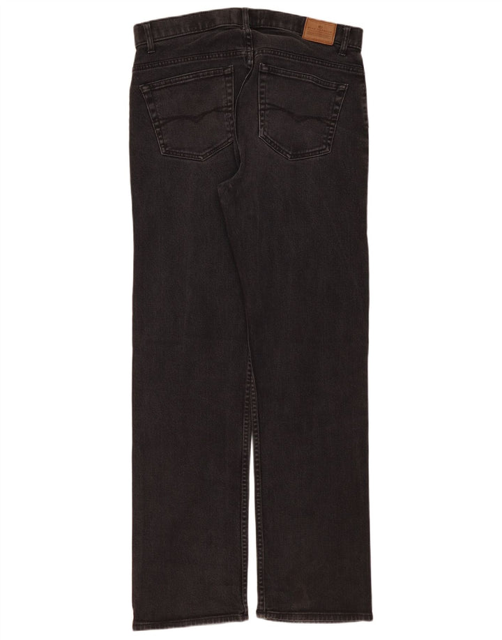 Jeans retos masculinos Marks & Spencer W34 L33 algodão preto