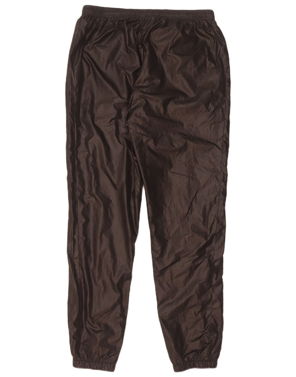 Calça de treino feminina Champion Joggers UK 14 grande poliéster preto