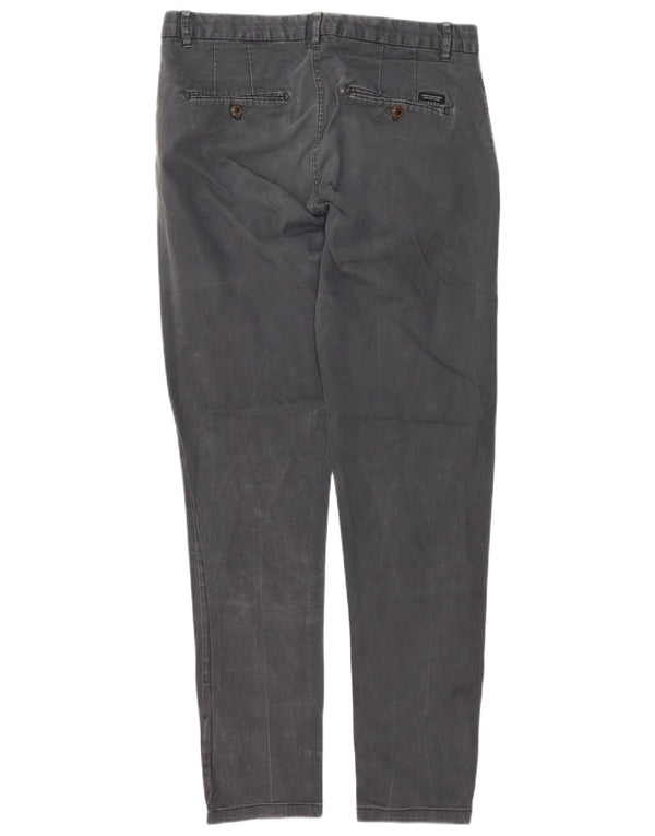 Calça Chino Masculina Stuart Slim Scotch & Soda W31 L32 Algodão Cinza