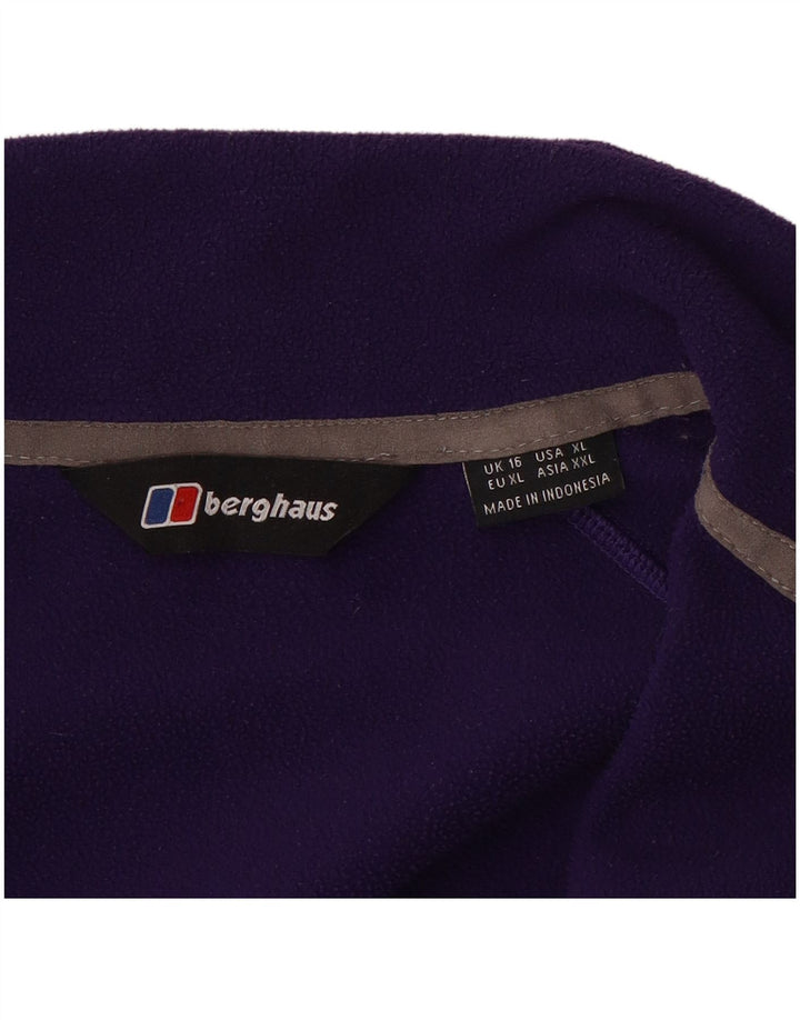 Jaqueta de lã feminina Berghaus UK 16 grande roxo
