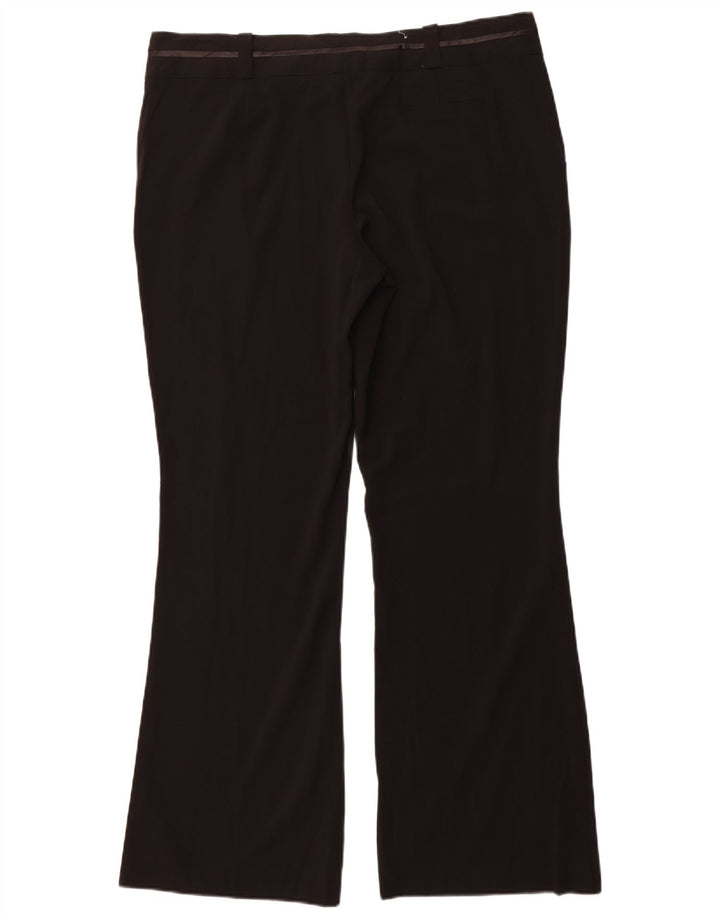 MOSSIMO Calça feminina de cintura alta com corte bootcut US 16 2XL W38 L32 preta