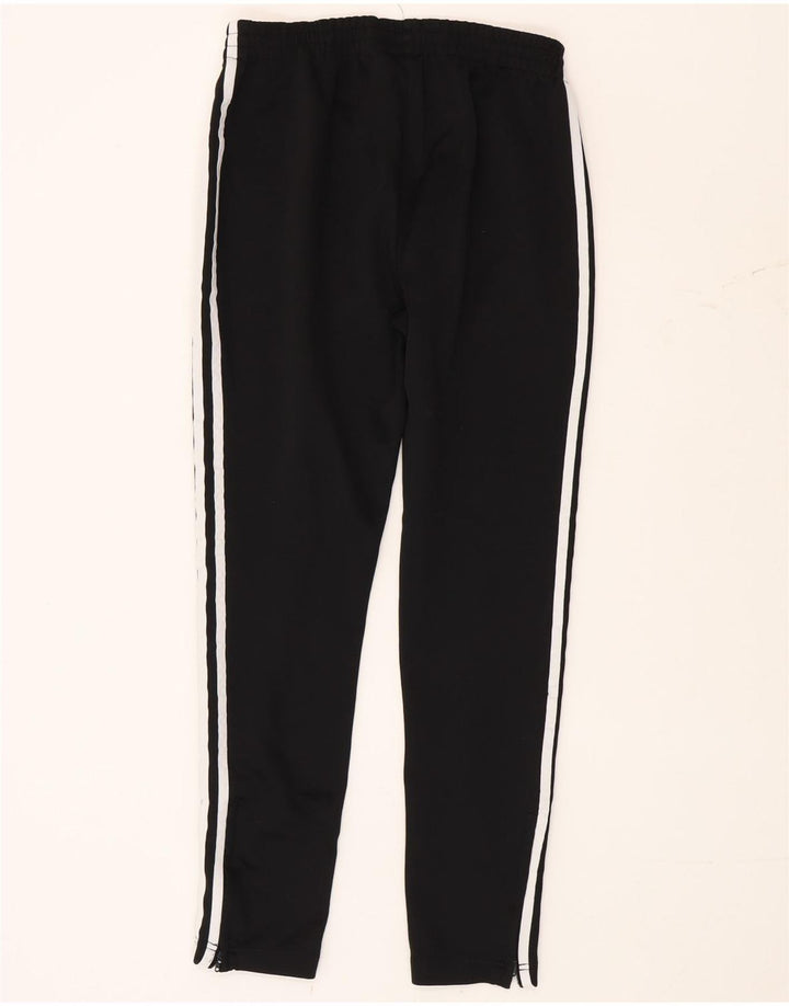 Calça de treino feminina Adidas UK 10 pequena poliéster preto
