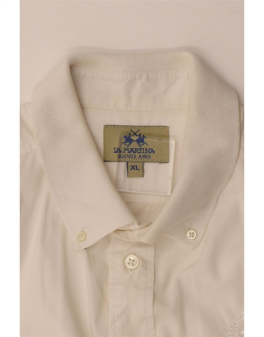 Camisa pulôver masculina de manga curta LA MARTINA Buenos Aires XL branca