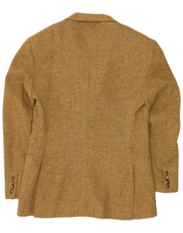 Jaqueta blazer masculina BROOKSFIELD com 3 botões IT 52 XL lã amarela