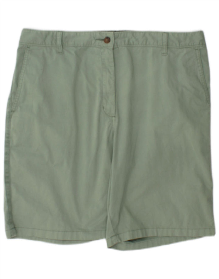 Shorts Chino Feminino Marks & Spencer Reino Unido 16 Grande W38 Verde
