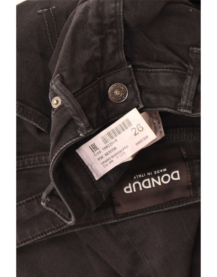Dondup feminino bootcut jeans W26 L26 algodão preto